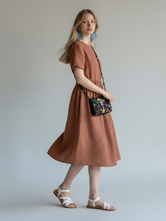 None Handbags - Boho | Color Beaded Crossbody Bag | Boho Earrings